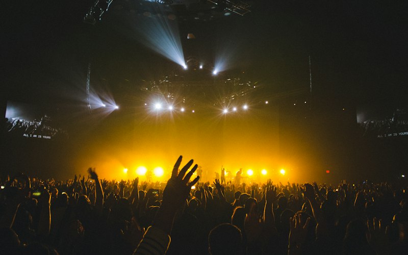 Festival crowd